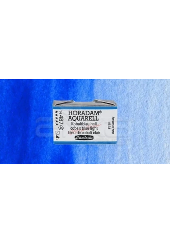 Schmincke Horadam Aquarell 1/1 Tablet 487 Cobalt Blue Light seri 4