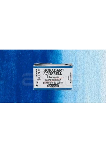 Schmincke Horadam Aquarell 1/1 Tablet 499 Cobalt Cerulean seri 4