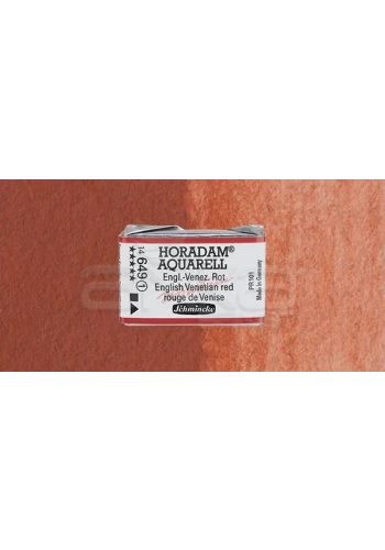 Schmincke Horadam Aquarell 1/1 Tablet 649 English-Venetian Red seri 1