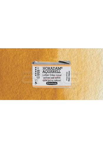Schmincke Horadam Aquarell 1/1 Tablet 656 Yellow Raw Ochre seri 1
