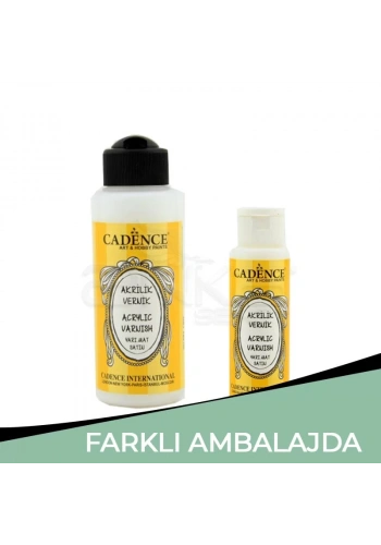 Cadence Su Bazlı Satin (Yarı mat) Vernik