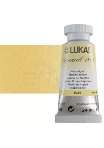 Lukas Aquarell 1862 Artist 24ml Sulu Boya 1034 Naples Yellow Seri 2