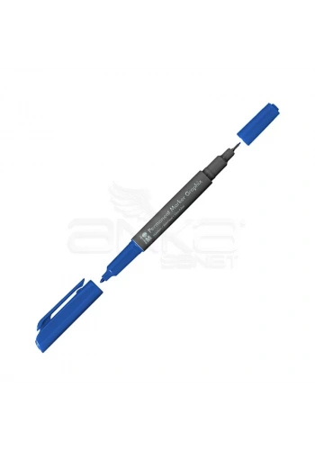 Marabu Graphix Permanent Marker Çift Uçlu 1.0mm-0.5mm 145 Smoky Blue