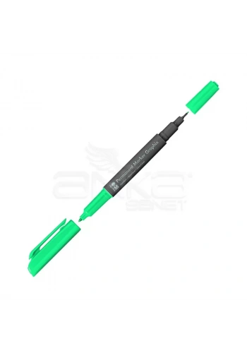 Marabu Graphix Permanent Marker Çift Uçlu 1.0mm-0.5mm 297 Aqua Green