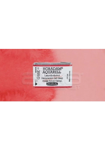 Schmincke Horadam Aquarell 1/1 Tablet 355 Transparent Red Deep seri 1