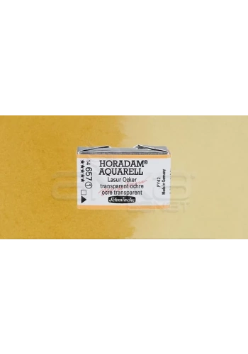 Schmincke Horadam Aquarell 1/1 Tablet 657 Transparent Ochre seri 1