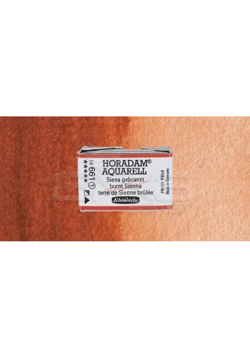 Schmincke Horadam Aquarell 1/1 Tablet 661 Burnt Sienna seri 1