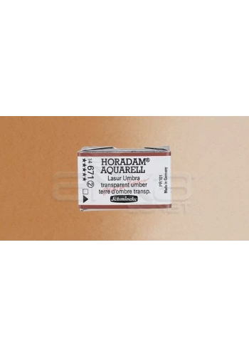 Schmincke Horadam Aquarell 1/1 Tablet 671 Transparent Umber seri 2