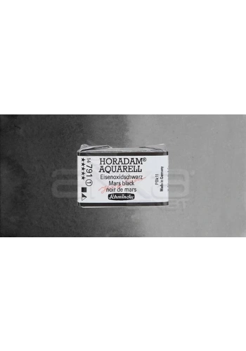 Schmincke Horadam Aquarell 1/1 Tablet 791 Mars Black seri 1