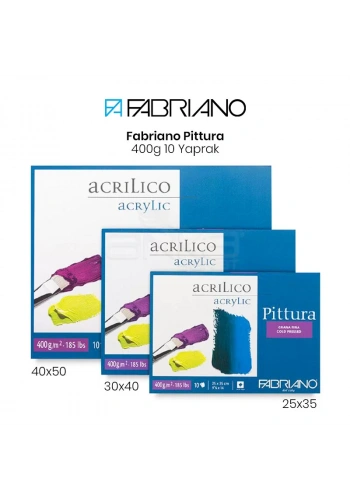 Fabriano Pittura Akrilik Boya Kağıdı 400g