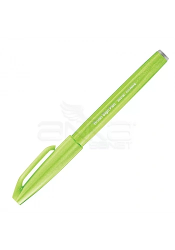 Pentel Brush Sign Pen Fırça Uçlu Kalem Light Green