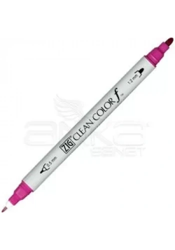 Zig Clean Color f Çift Uçlu Marker Kalem Dark Pink 027