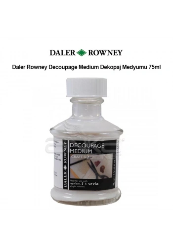 Daler Rowney Decoupage Medium Dekopaj Medyumu 75ml