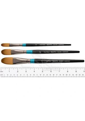 Daler Rowney 52 Seri Aquafine Sentetik Kısa Saplı Kedi Dili Fırça