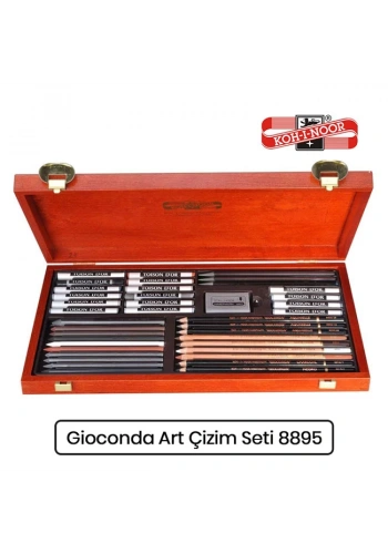 Koh-i-Noor Gioconda Artist Set Ahşap Kutu Çizim Seti 8895
