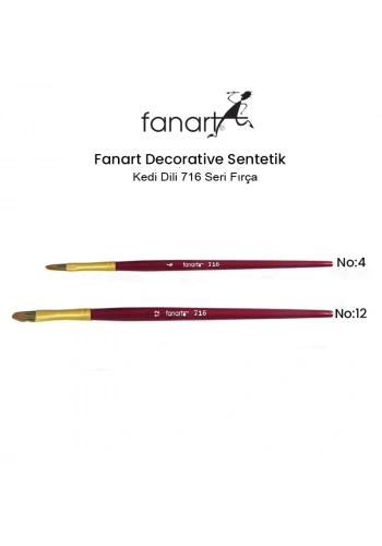 Fanart 716 Seri Kedi Dili Fırça