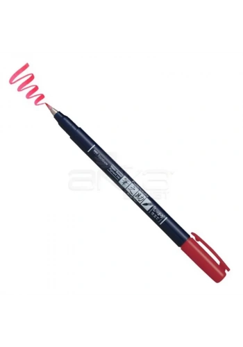 Tombow Fudenosuke Brush Pen Fırça Uçlu Kalem 25 Red