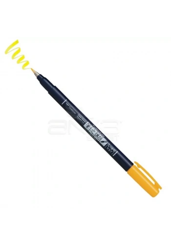 Tombow Fudenosuke Brush Pen Fırça Uçlu Kalem 03 Yellow