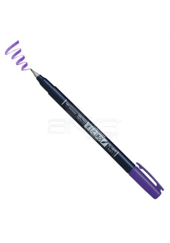 Tombow Fudenosuke Brush Pen Fırça Uçlu Kalem 18 Purple
