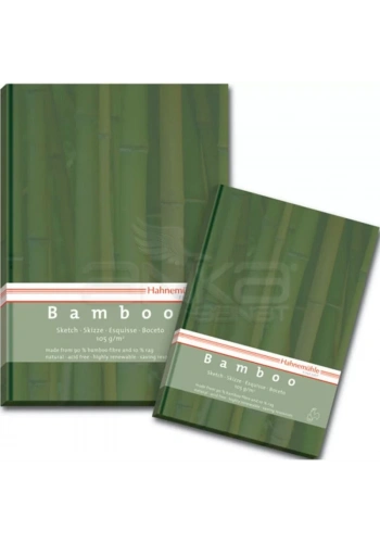 Hahnemühle Bamboo Çizim Defteri Düz Sert Kapak 105g 64 Yaprak