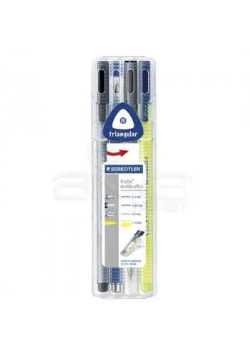 Staedtler Triplus Mobile Office Keçe Uçlu Kalem 4lü Set