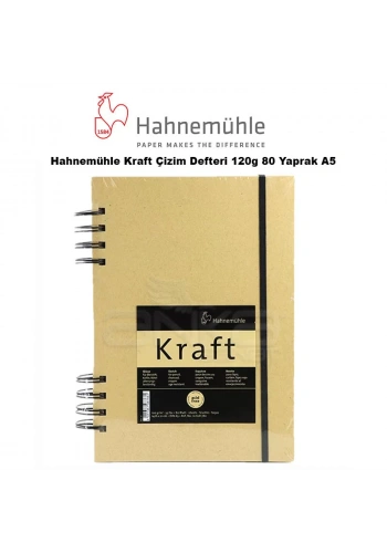 Hahnemühle Kraft Çizim Defteri 120g 80 Yaprak A5