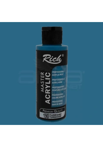Rich Master Akrilik Boya 120ml 190 Turkuaz