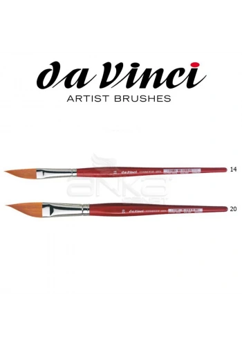 Da Vinci 5587 Seri Sentetik Yan Kesik Uçlu Fırça