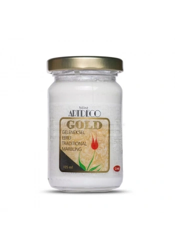 Artdeco Gold Geleneksel Ebru Boyası 105ml 060 Beyaz