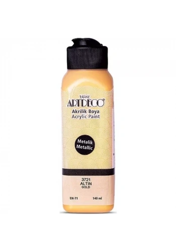 Artdeco Akrilik Boya Metalik 140ml 3721 Altın