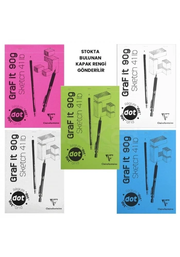 Clairefontaine Graf it Dot Noktalı Blok 90g 80 Yaprak