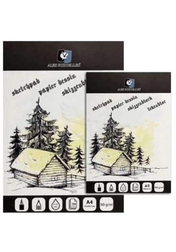 Alex Schoeller Sketching Eskiz Defteri Blok 90g 100 Yaprak