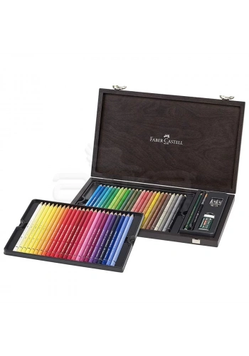 Faber Castell Albrecht Dürer Sulu Boya Kalemi 48li Ahşap Kutu