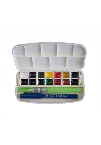 Zig Transparent Watercolor Set 14 Renk