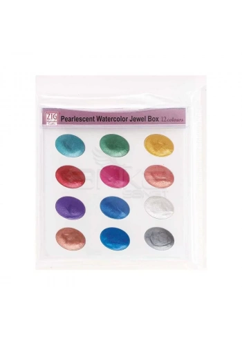 Zig Sulu Boya 12li Pearlescent Set