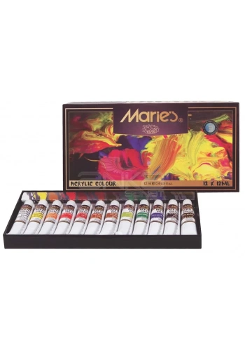 Maries Akrilik Boya Seti 12li