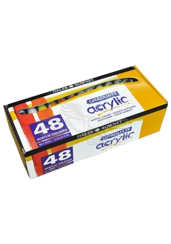 Daler Rowney Graduate Akrilik Boya Seti 48 Renk 123 900 048