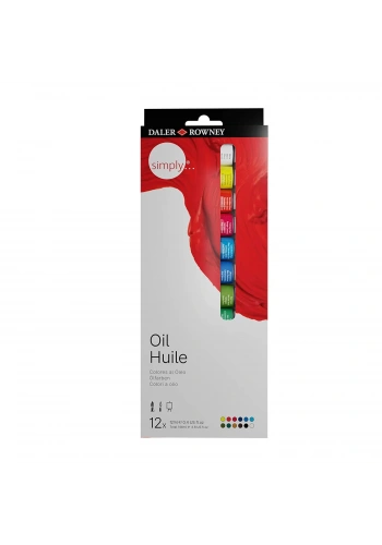 Daler Rowney Simply Yağlı Boya Seti 12x12ml