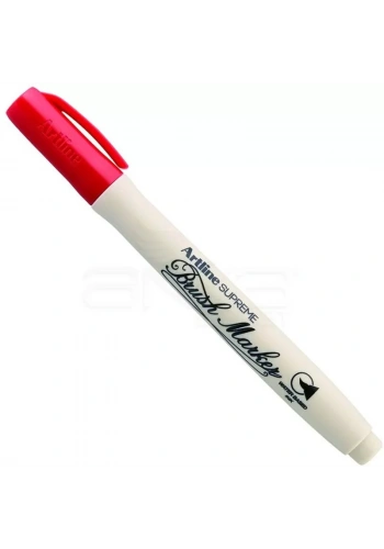 Artline Supreme Brush Marker Fırça Uçlu Kalem Red