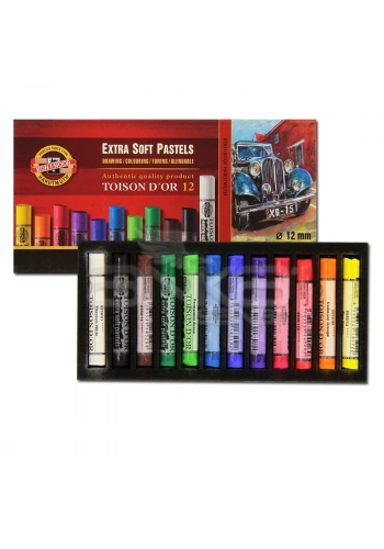Koh-i-Noor Toison Dor Extra Soft Pastel 12li (8552)