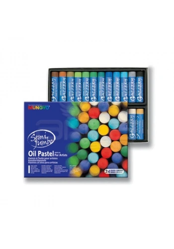 Mungyo  Semi Jumbo Oil Pastel 24 Renk