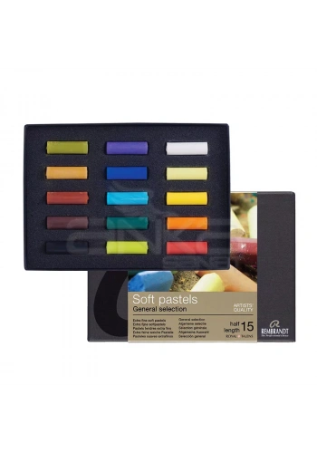 Rembrandt Soft Pastel Yarım Boy 15li