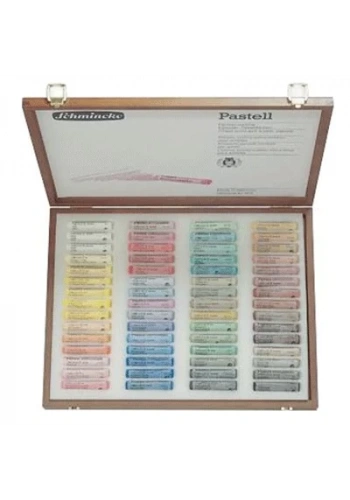 Schmincke Soft Pastel Boya Seti Cardboard 60lı Ahşap Kutu