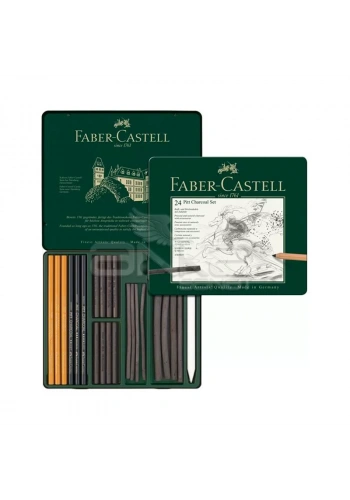 Faber Castell Pitt Charcoal Set 24lü