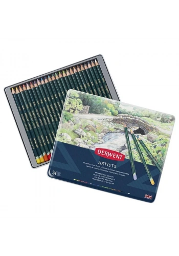 Derwent Artists Pencils Artist Kuru Boya Kalemi 24lü Set