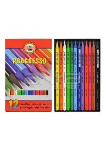 Koh-i-Noor Progresso Kuru Boya Kalemi 12li Set