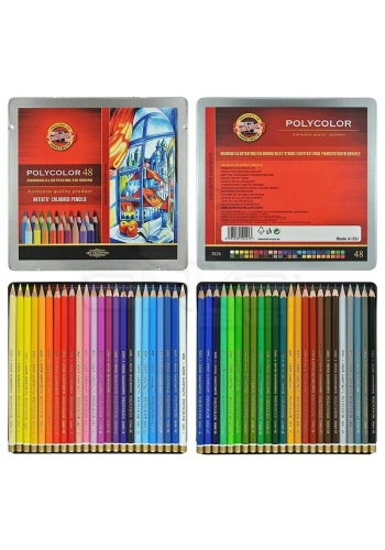 Koh-i-Noor Polycolor Kuru Boya Kalemi 48li Set