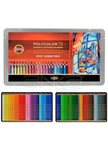 Koh-i-Noor Polycolor Kuru Boya Kalemi 72li Set 3827