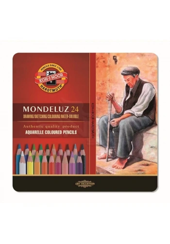 Koh-i-Noor Mondeluz Aquarell Sulu Boya Kalem Seti 24lü 3724