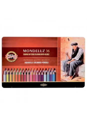 Koh-i-Noor Mondeluz Aquarell Sulu Boya Kalem Seti 36lı 3725